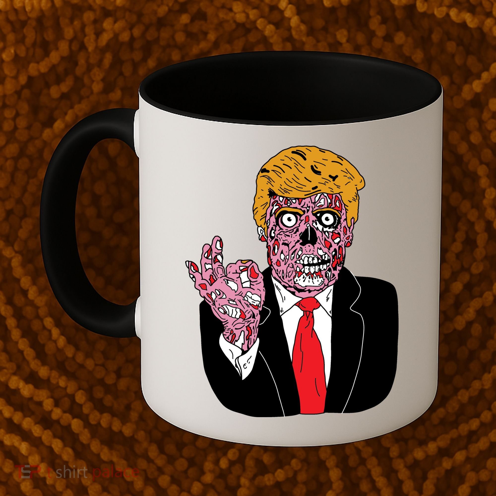 Zombie Donald Trump Funny Halloween Coffee Mug