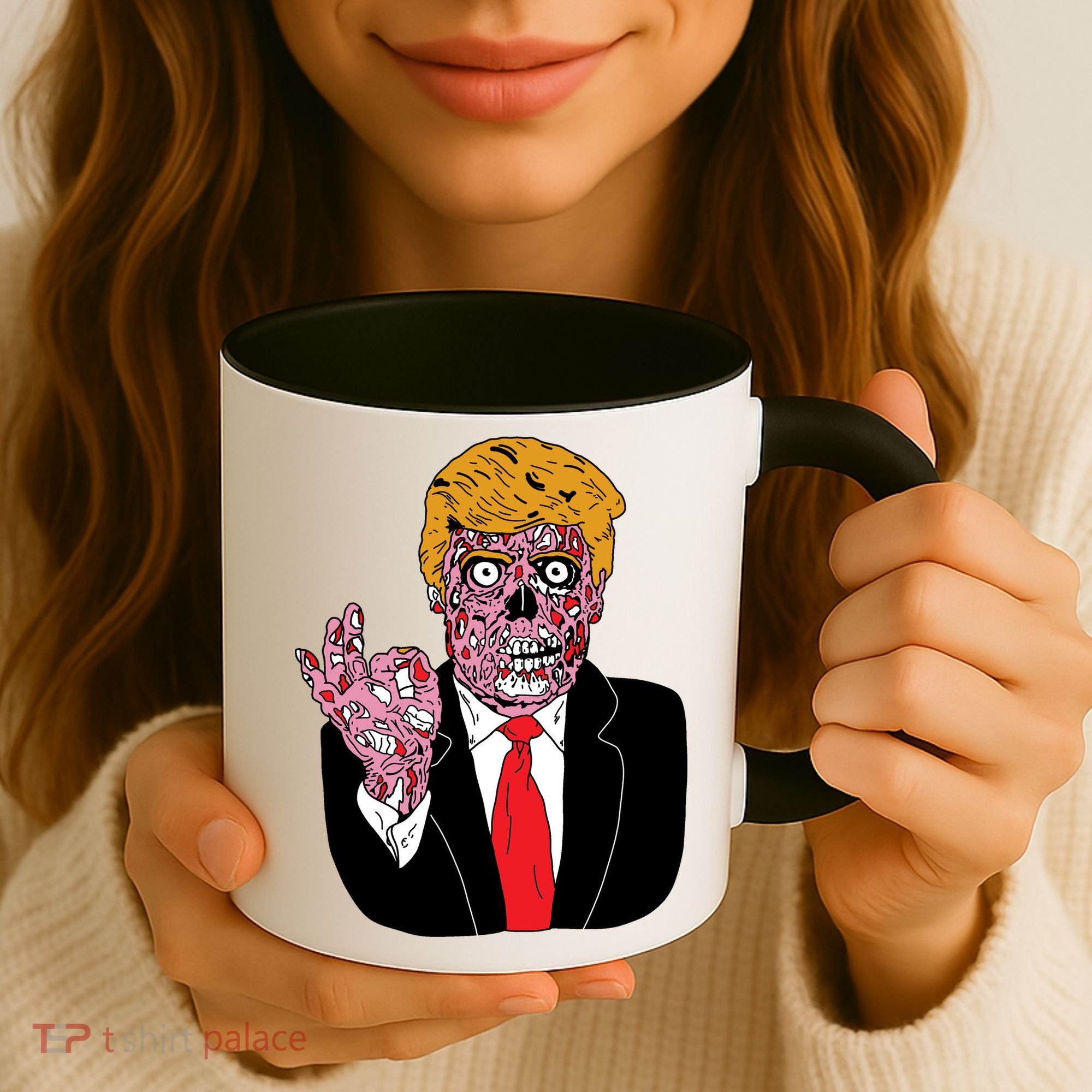 Zombie Donald Trump Funny Halloween Coffee Mug
