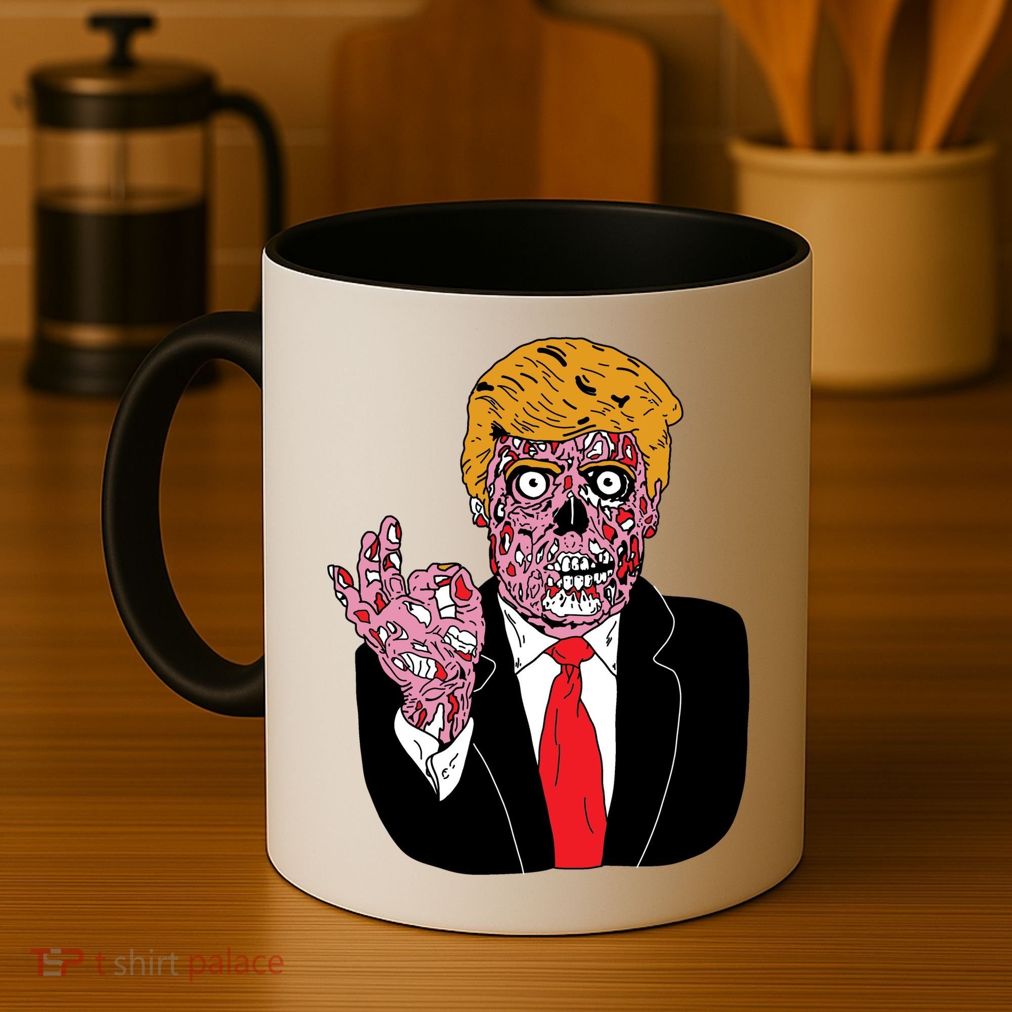 Zombie Donald Trump Funny Halloween Coffee Mug