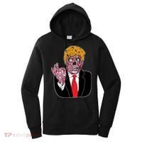 Zombie Donald Trump Funny Halloween Women's Hoodie thumb 0