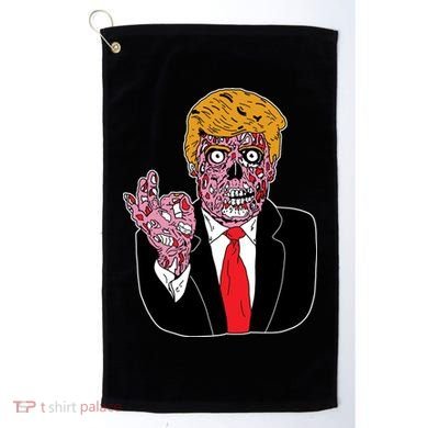 Zombie Donald Trump Funny Halloween Golf Towel