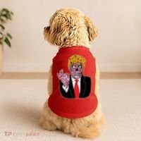 Zombie Donald Trump Funny Halloween Doggie Tank thumb 2