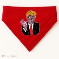 Zombie Donald Trump Funny Halloween USA-Made Doggie Bandana thumb 0