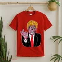 Zombie Donald Trump Funny Halloween T-Shirt thumb 2