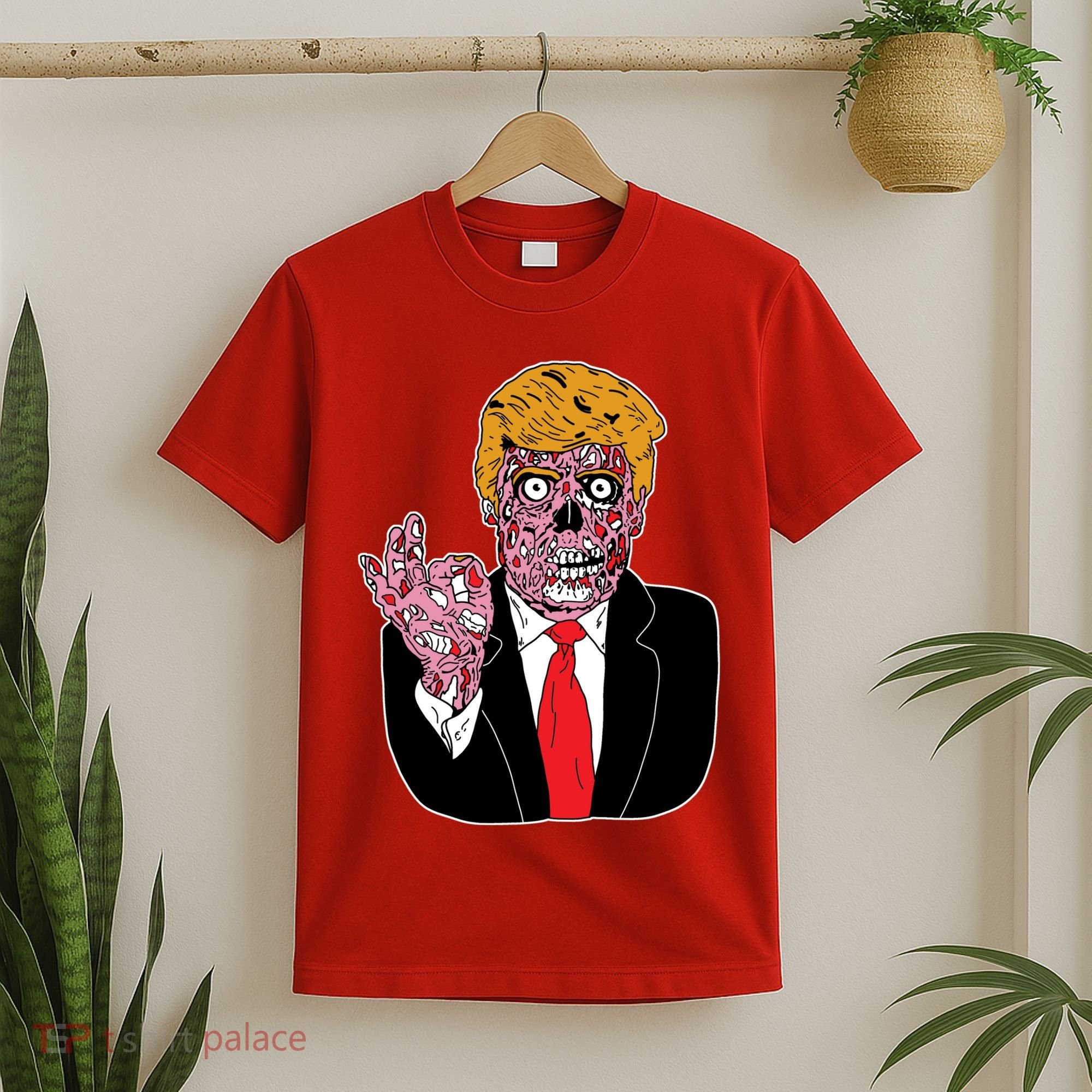 Zombie Donald Trump Funny Halloween T-Shirt
