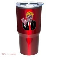 Zombie Donald Trump Funny Halloween Tumbler thumb 0