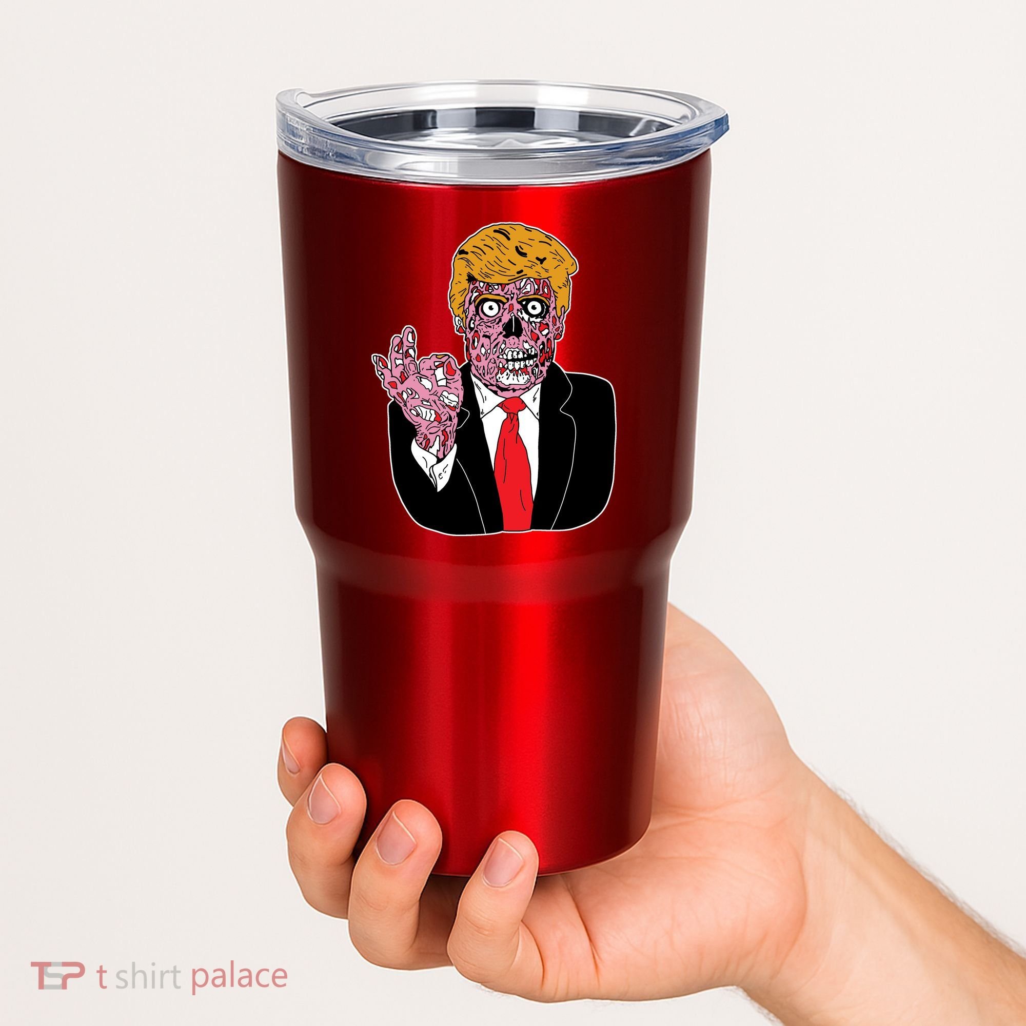 Zombie Donald Trump Funny Halloween Tumbler