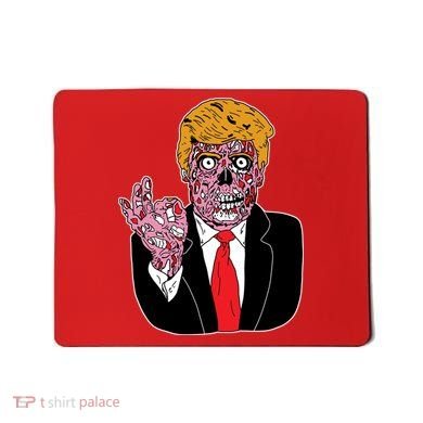 Zombie Donald Trump Funny Halloween Mousepad