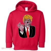 Zombie Donald Trump Funny Halloween Toddler Hoodie thumb 0