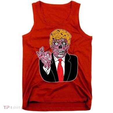 Zombie Donald Trump Funny Halloween Tank Top