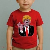 Zombie Donald Trump Funny Halloween Toddler T-Shirt thumb 2