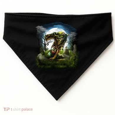 Zombie Grave Halloween USA-Made Doggie Bandana