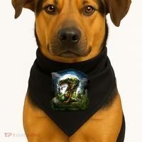 Zombie Grave Halloween USA-Made Doggie Bandana thumb 1
