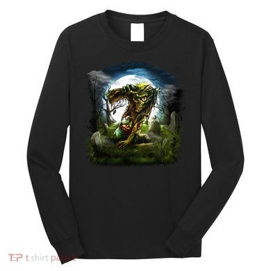 Zombie Grave Halloween Long Sleeve Shirt