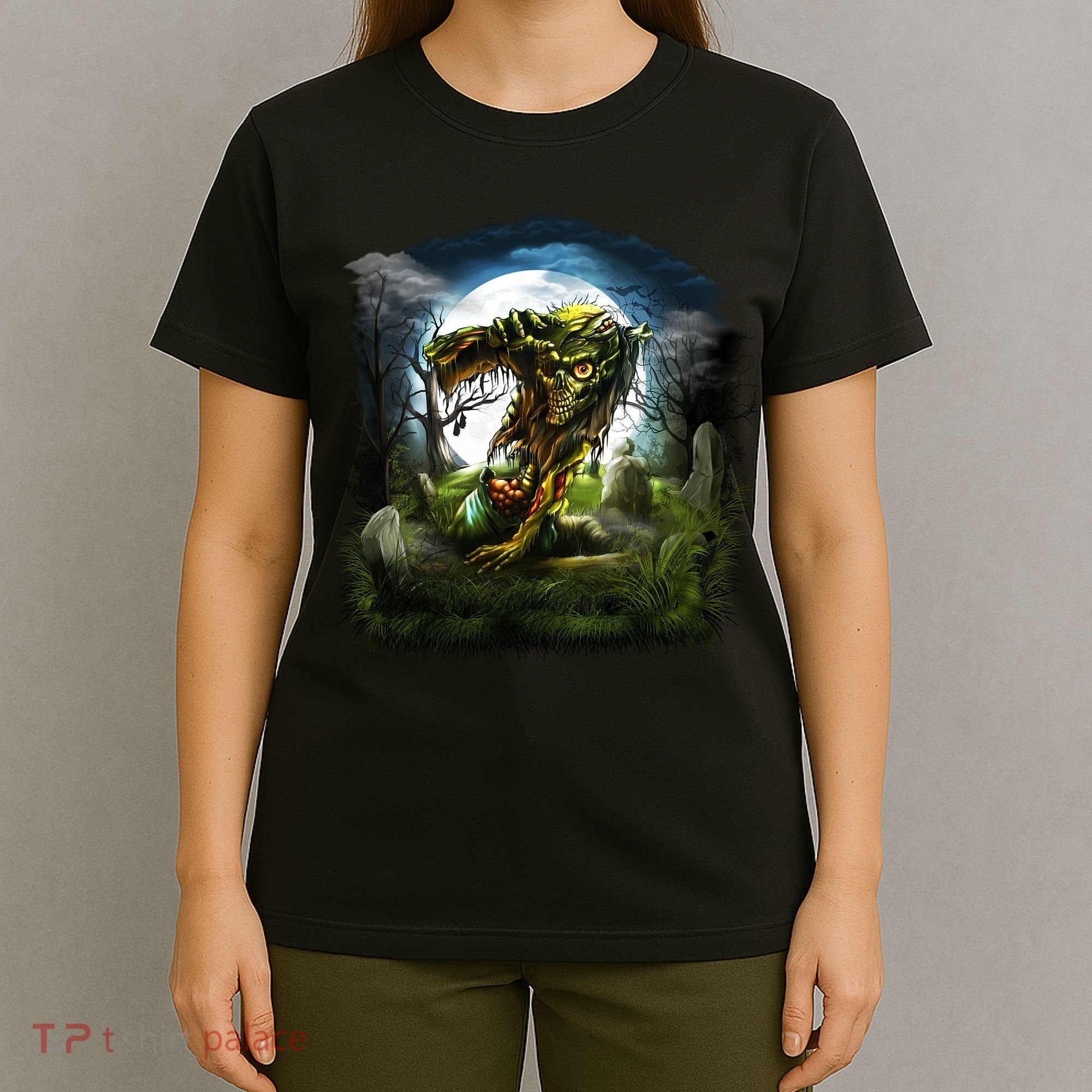 Zombie Grave Halloween T-Shirt
