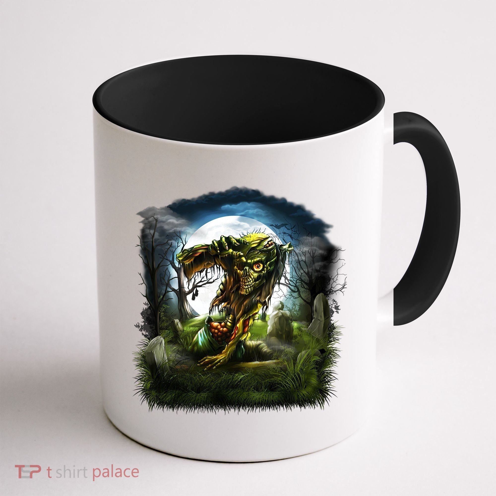 Zombie Grave Halloween Coffee Mug