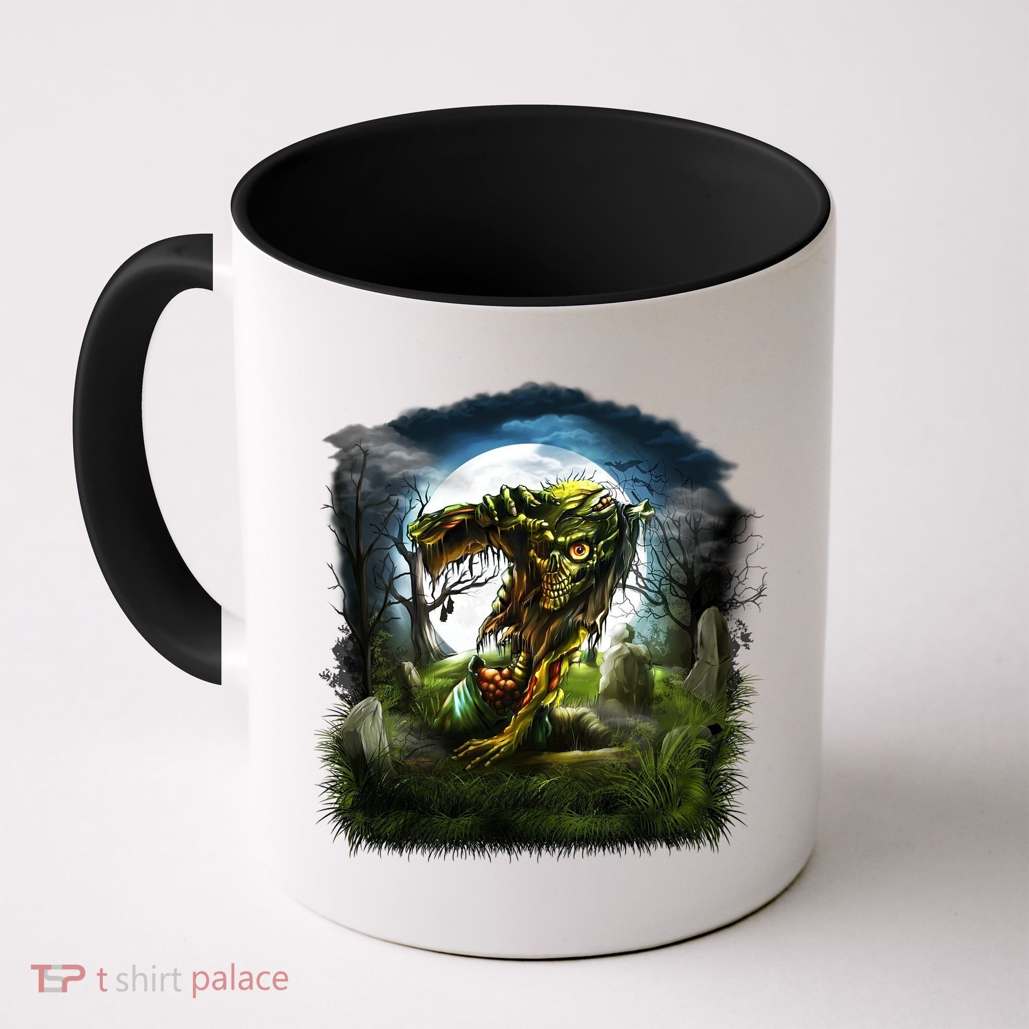 Zombie Grave Halloween Coffee Mug
