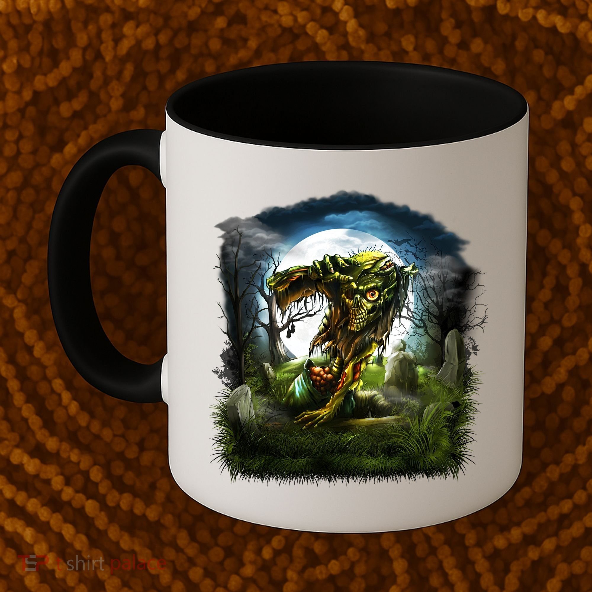 Zombie Grave Halloween Coffee Mug