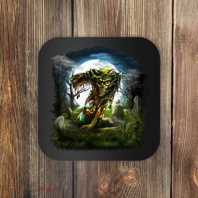 Zombie Grave Halloween Coaster