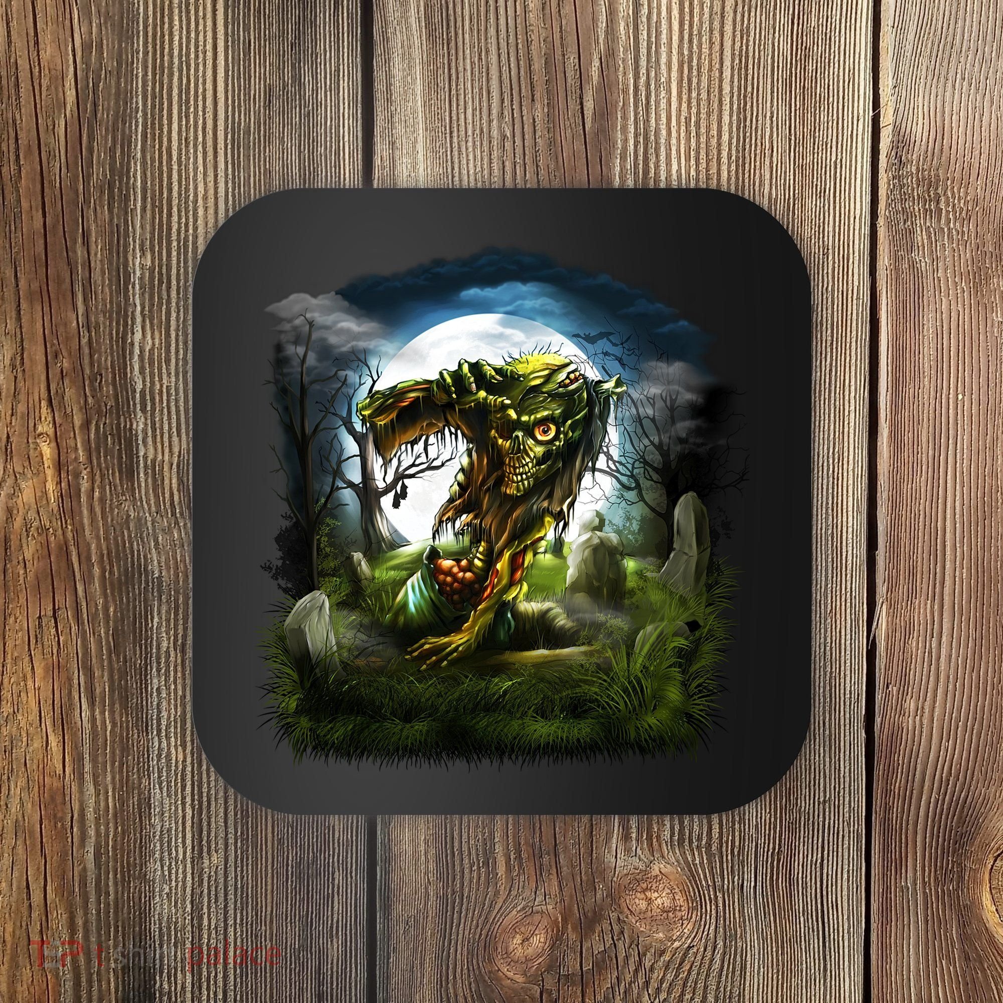 Zombie Grave Halloween Coaster