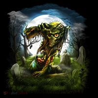 Zombie Grave Halloween Mousepad thumb 1
