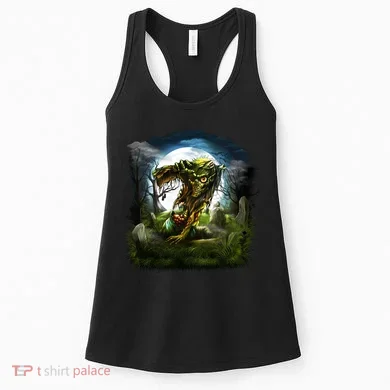 Zombie Grave Halloween Women's Tank Top