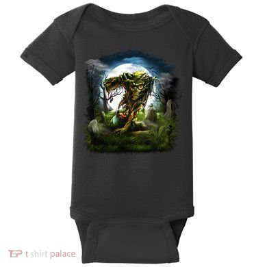 Zombie Grave Halloween Baby Bodysuit