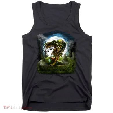 Zombie Grave Halloween Tank Top