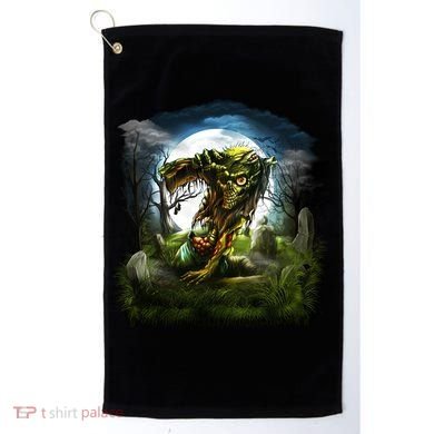 Zombie Grave Halloween Golf Towel