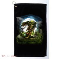 Zombie Grave Halloween Golf Towel thumb 0