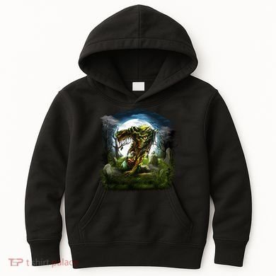 Zombie Grave Halloween Kids Hoodie