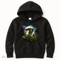 Zombie Grave Halloween Kids Hoodie thumb 0
