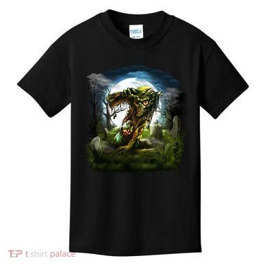 Zombie Grave Halloween Kids T-Shirt