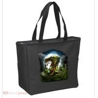 Zombie Grave Halloween Tote Bag thumb 2