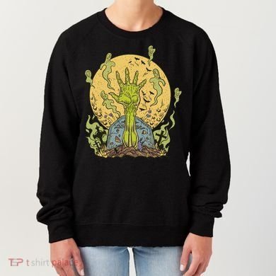 Zombie Hand Ghost Graveyard Women's Sweatshirt