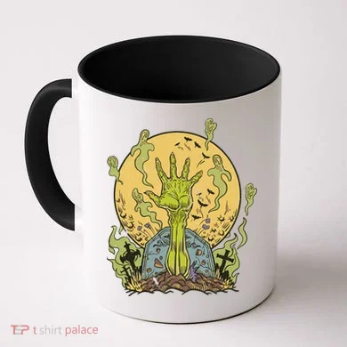 Zombie Hand Ghost Graveyard Coffee Mug