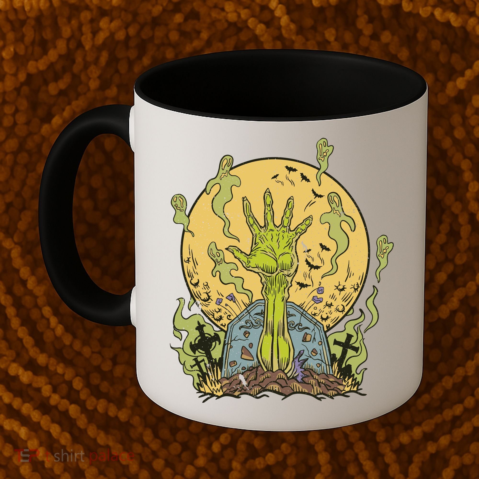 Zombie Hand Ghost Graveyard Coffee Mug