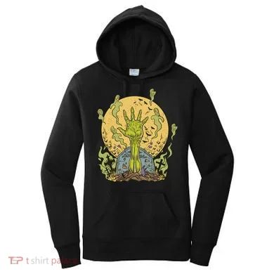 Zombie Hand Ghost Graveyard Women's Hoodie