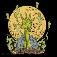 Zombie Hand Ghost Graveyard Women's Hoodie thumb 2