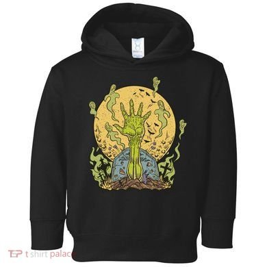 Zombie Hand Ghost Graveyard Toddler Hoodie