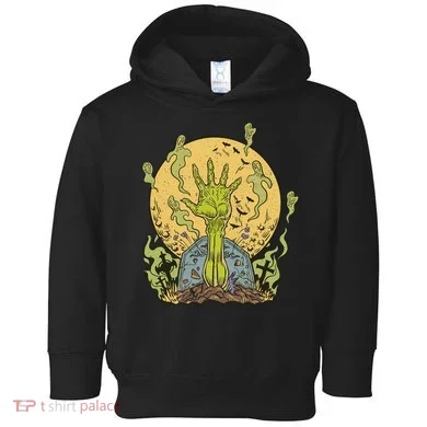 Zombie Hand Ghost Graveyard Toddler Hoodie