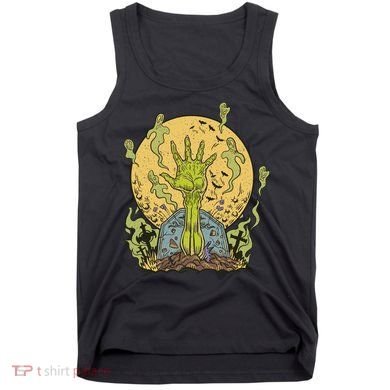 Zombie Hand Ghost Graveyard Tank Top