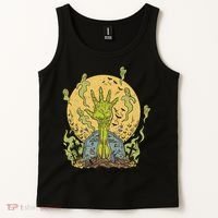 Zombie Hand Ghost Graveyard Tank Top thumb 2