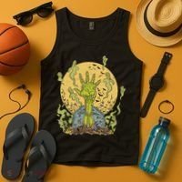 Zombie Hand Ghost Graveyard Tank Top thumb 4