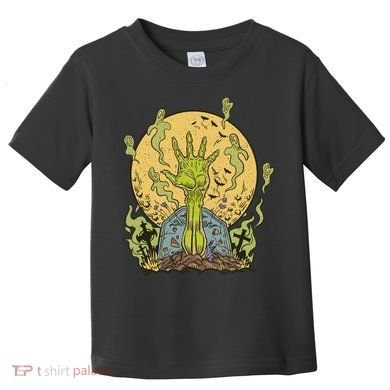 Zombie Hand Ghost Graveyard Toddler T-Shirt