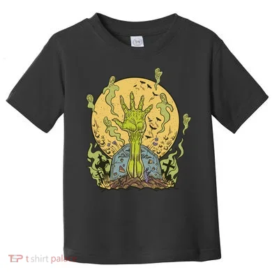 Zombie Hand Ghost Graveyard Toddler T-Shirt
