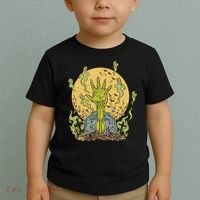 Zombie Hand Ghost Graveyard Toddler T-Shirt thumb 2