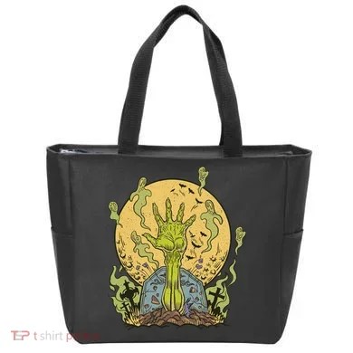 Zombie Hand Ghost Graveyard Tote Bag