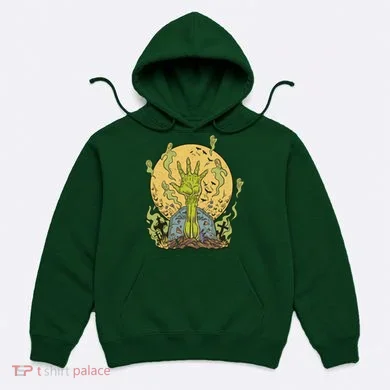 Zombie Hand Ghost Graveyard Hoodie