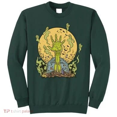 Zombie Hand Ghost Graveyard Sweatshirt